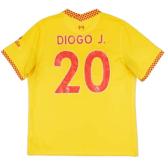 2021-22 Liverpool Third Shirt Diogo J. #20 - 7/10 - (XL)