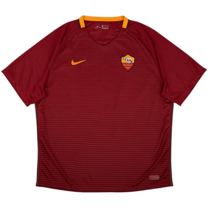 2016-17 Roma Home Shirt Dzeko #9 - 7/10 - (XXL)