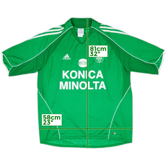 2005-06 Saint Etienne Home Shirt - 8/10 - (XL)