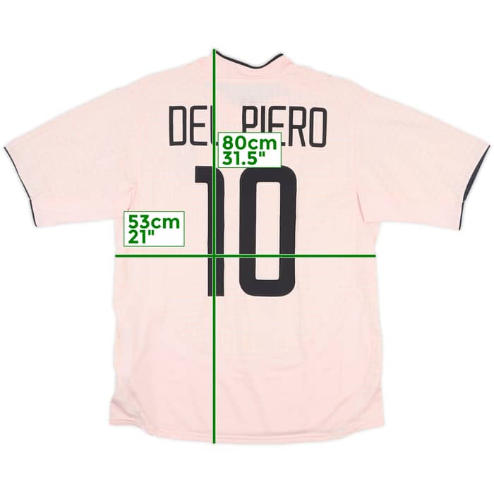 2003-04 Juventus Away Shirt Del Piero #10 - 7/10 - (M)