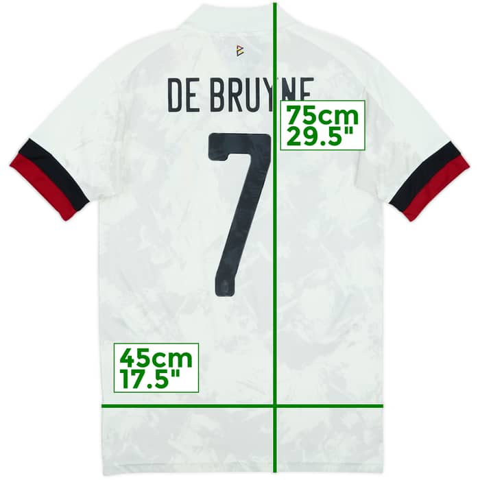 2020-22 Belgium Away Shirt De Bruyne #7 - 9/10 - (S)