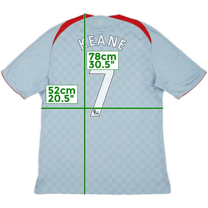 2008-09 Liverpool Away Shirt Keane #7 - 8/10 - (L)