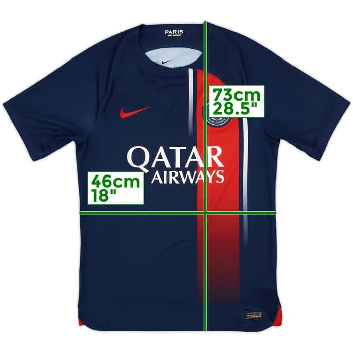 2023-24 Paris Saint-Germain Home Shirt - 9/10 - (S)
