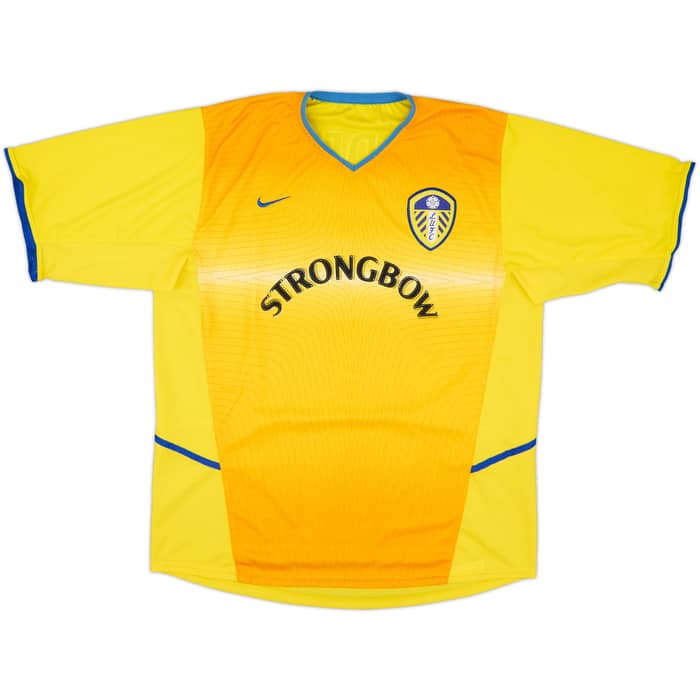 2002-03 Leeds United Away Shirt Radebe #5 - 8/10 - (XL)