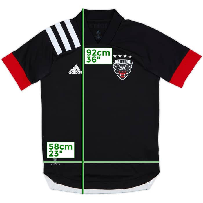 2020-21 DC United Authentic Home Shirt - 9/10 - (S)