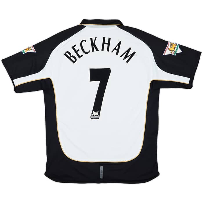 2001-02 Manchester United Centenary Away/Third Shirt Beckham #7 - 9/10 - (L)