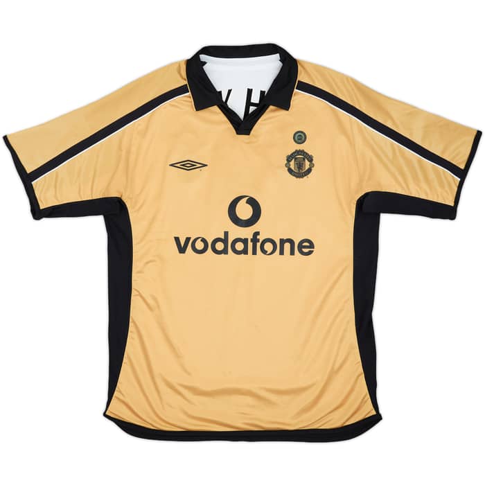 2001-02 Manchester United Centenary Away/Third Shirt Beckham #7 - 9/10 - (L)
