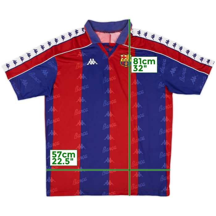 1992-95 Barcelona Home Shirt - 6/10 - (XL)