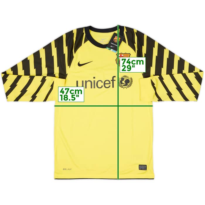 2010-11 Barcelona GK Shirt (S)
