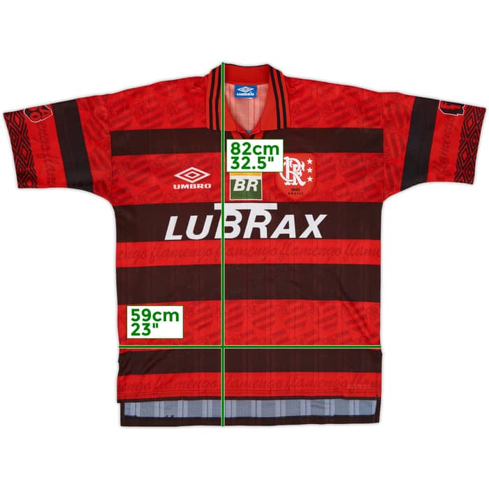 1995-96 Flamengo Centenary Home Shirt - 8/10 - (XL)