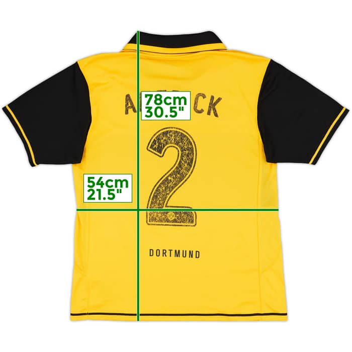 2007-08 Borussia Dortmund Home Shirt Amedick #2 - 4/10 - (L)