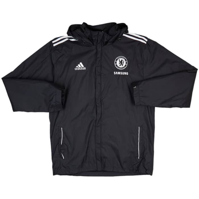 2014-15 Chelsea adidas Hooded Track Jacket - 9/10 - (L)