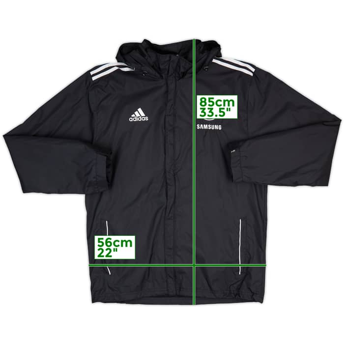 2014-15 Chelsea adidas Hooded Track Jacket - 9/10 - (L)