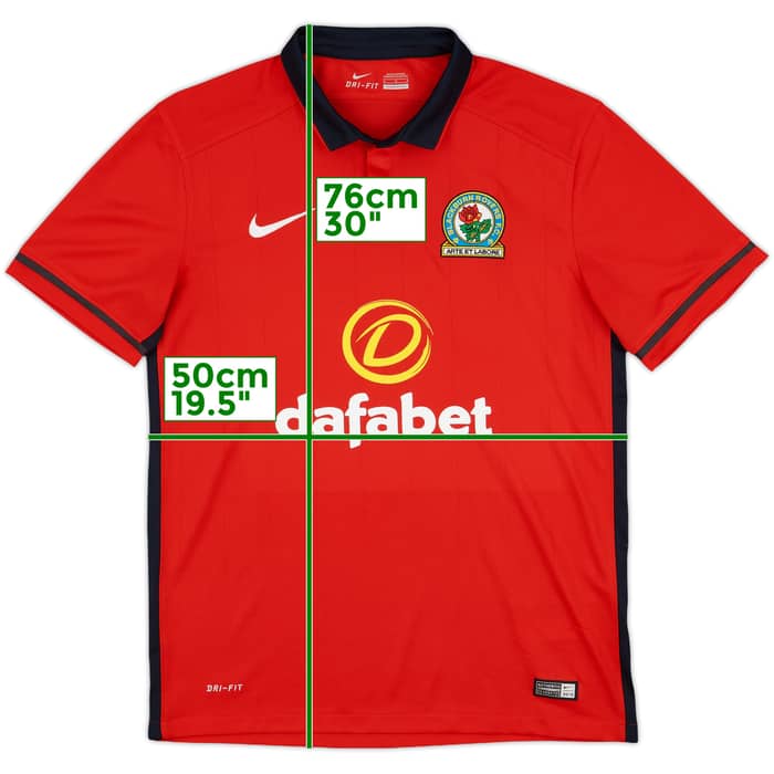 2015-16 Blackburn Away Shirt - 9/10 - (M)