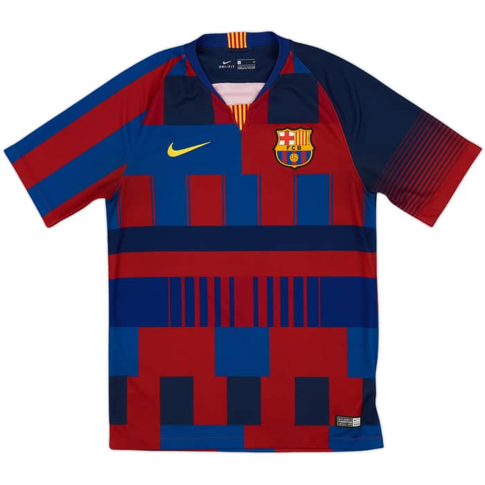 2018-19 Barcelona Home 'Mashup' Special Edition Shirt - 9/10 - (S)