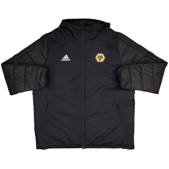 2019-20 Wolves adidas Hooded Padded Bench Coat - 10/10 - (XL)