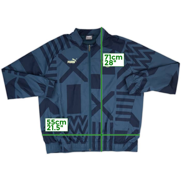 2022-23 Manchester City Puma Track Jacket - 9/10 - (Women's XL)