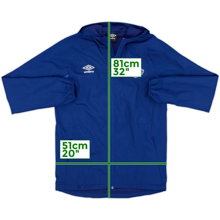 2018-19 Everton Umbro Hooded Track Jacket - 6/10 - (S)