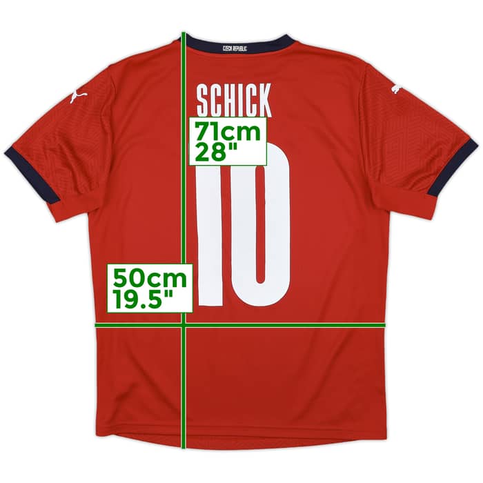 2020-21 Czech Republic Home Shirt Schick #10 - 9/10 - (M)