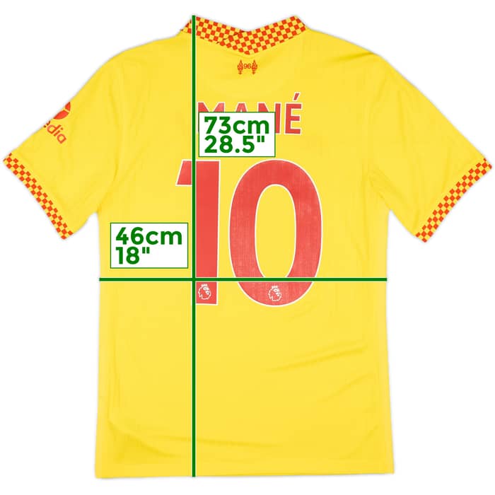 2021-22 Liverpool Third Shirt Mane #10 - 10/10 - (S)
