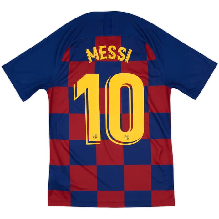 2019-20 Barcelona Home Shirt Messi #10 - 9/10 - (S)