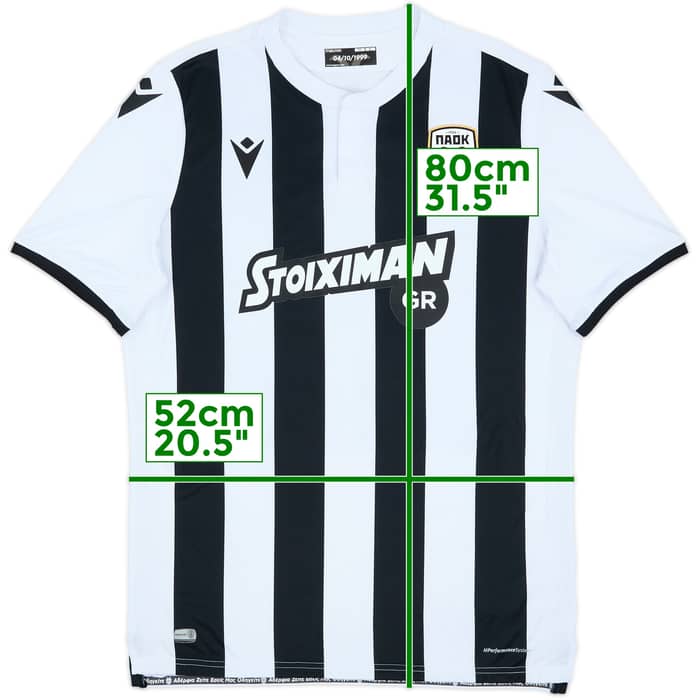 2019-20 PAOK Home Shirt - 9/10 - (XL)