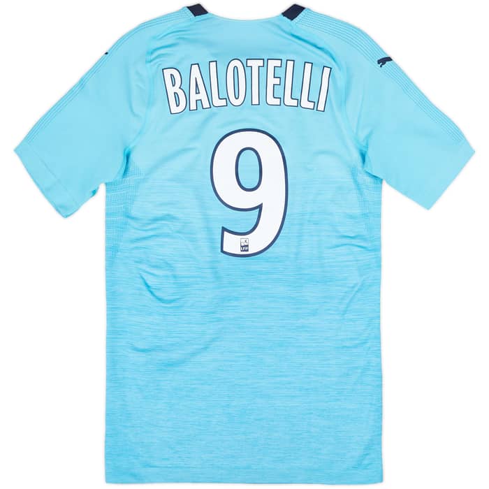 2018-19 Olympique Marseille Authentic EvoKnit Player Issue Third Shirt Balotelli #9 - 8/10 - (M)