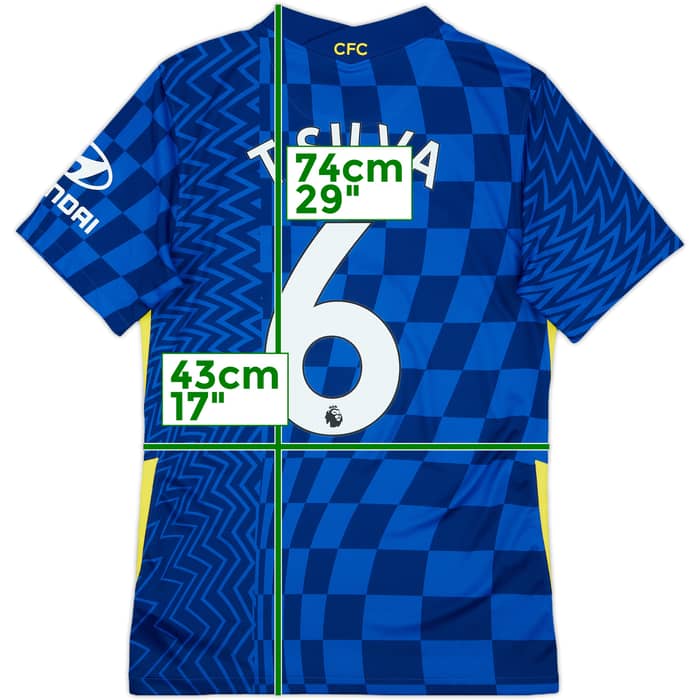 2021-22 Chelsea Home Shirt T.Silva #6 - 10/10 - (S)
