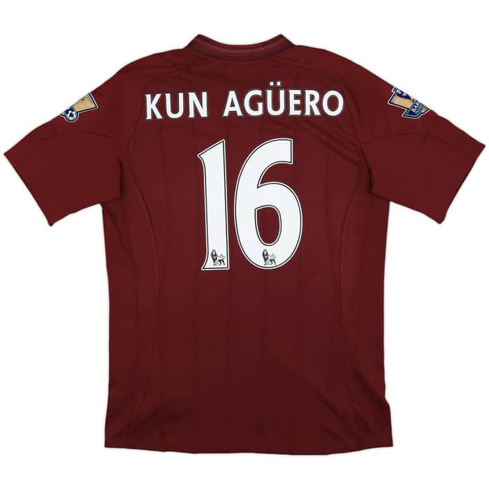 2012-13 Manchester City Away Shirt Kun Aguero #16 - 9/10 - (M)