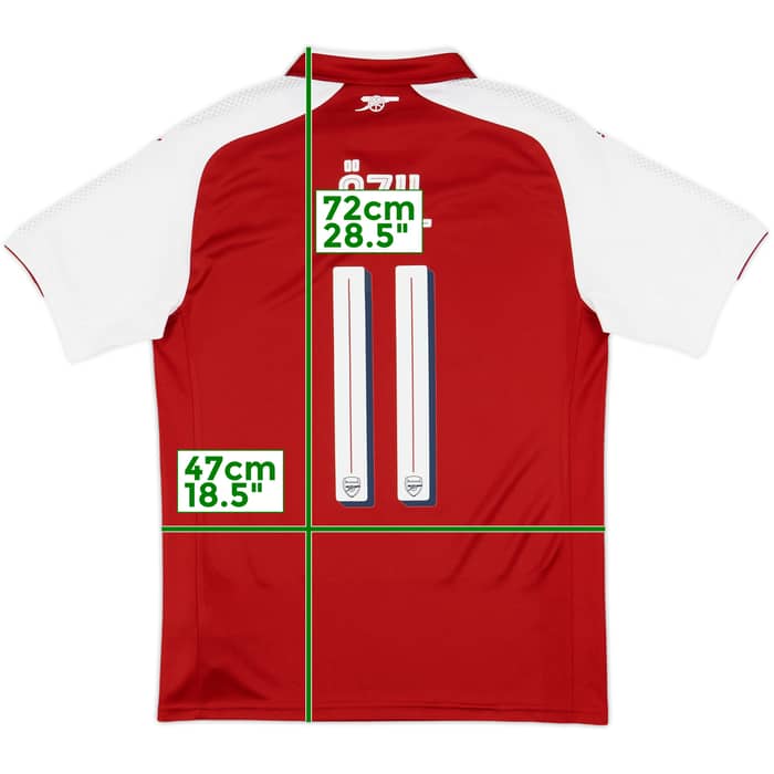 2017-18 Arsenal Home Shirt Ozil #11 - 10/10 - (S)