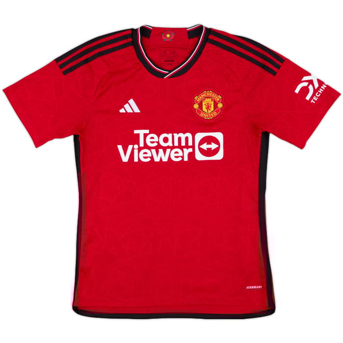 2023-24 Manchester United Home Shirt B.Fernandes #8 - 9/10 - (M)