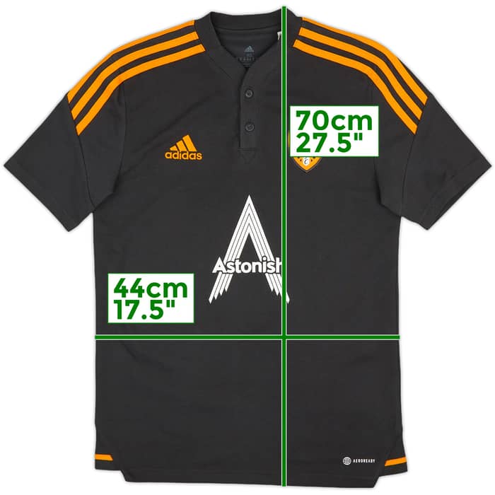 2022-23 Leeds adidas Polo Shirt - 8/10 - (XS)