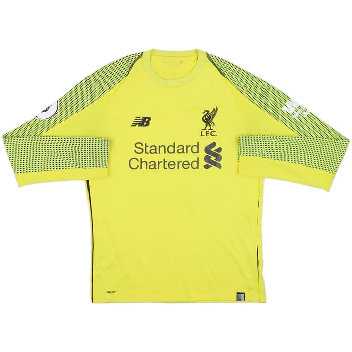2018-19 Liverpool GK Shirt A.Becker #13 - 4/10 - (S)