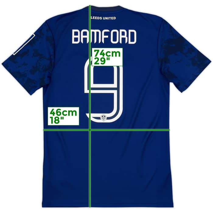 2021-22 Leeds United Away Shirt Bamford #9 - 8/10 - (S)