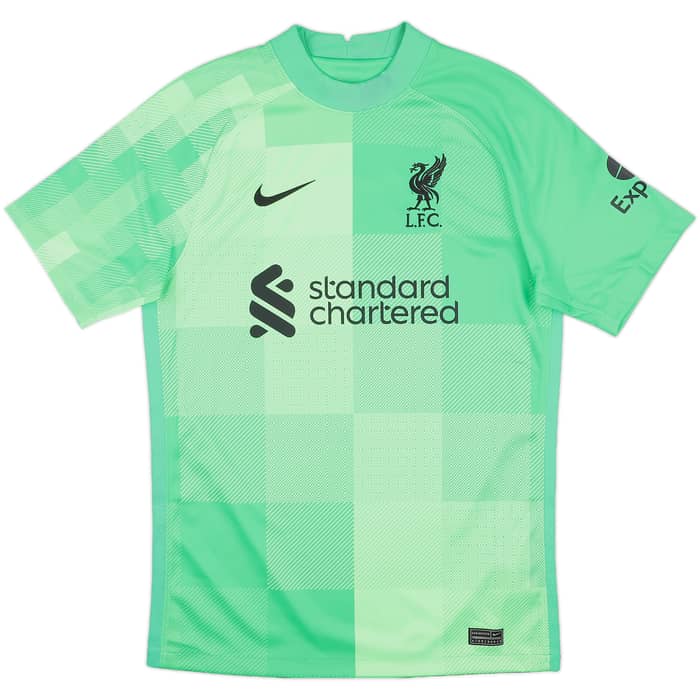 2021-22 Liverpool GK Shirt A.Becker #1 - 9/10 - (S)