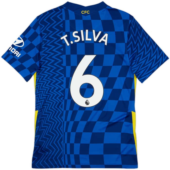 2021-22 Chelsea Home Shirt T.Silva #6 - 8/10 - (S)