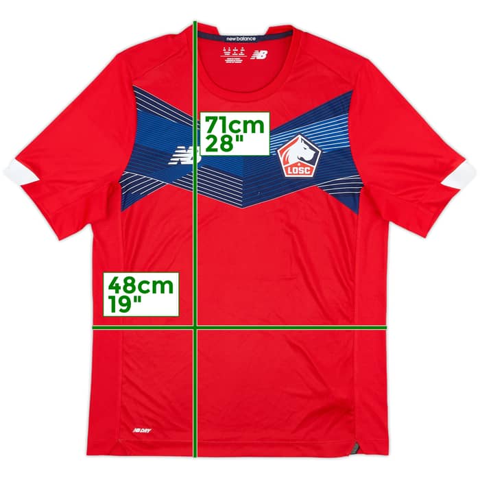 2020-21 Lille Home Shirt - 9/10 - (S)