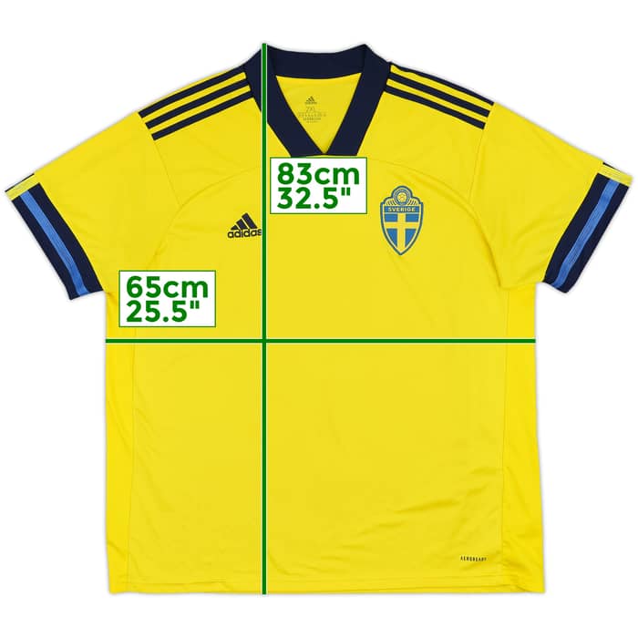 2020-21 Sweden Home Shirt - 6/10 - (XXL)