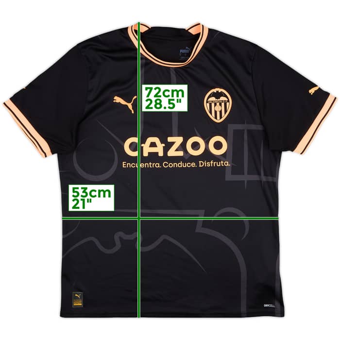 2022-23 Valencia Away Shirt - 10/10 - (L)