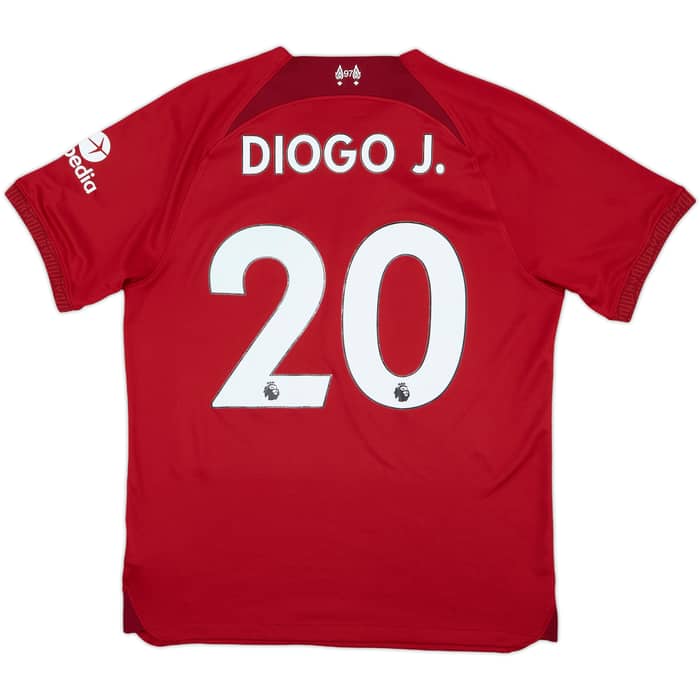2022-23 Liverpool Home Shirt Diogo J. #20 - 7/10 - (M)