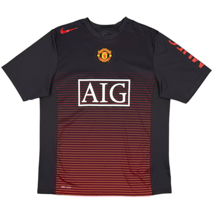 2010-11 Manchester United Nike Training Shirt - 8/10 - (L)