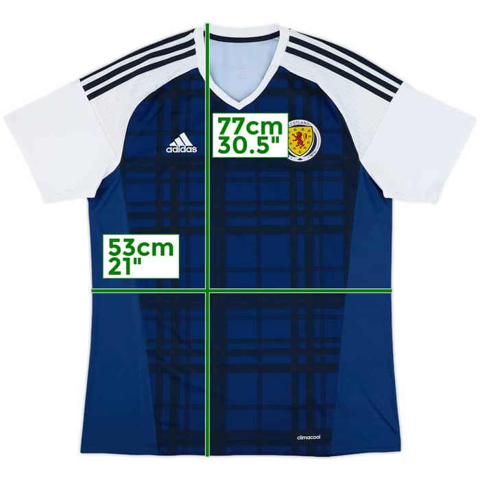 2015-17 Scotland Home Shirt - 8/10 - (L)