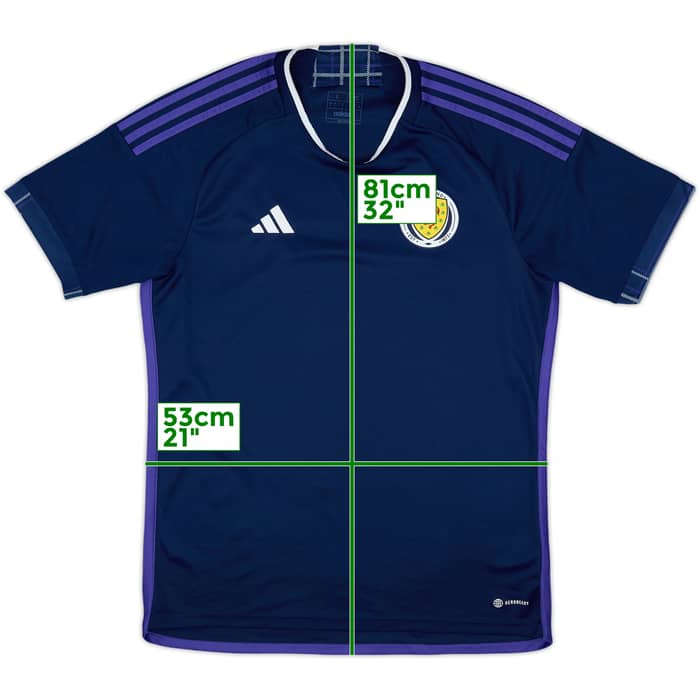 2022-23 Scotland Home Shirt - 9/10 - (L)