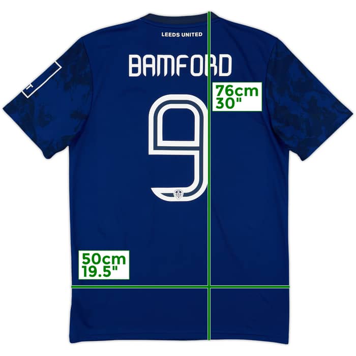 2021-22 Leeds United Away Shirt Bamford #9 - 10/10 - (M)