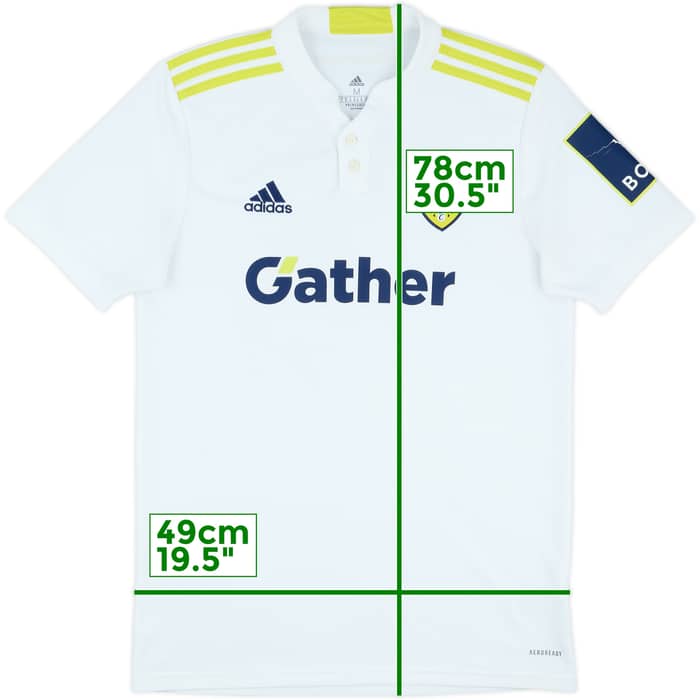 2021-22 Leeds United Match Issue Home Shirt #36