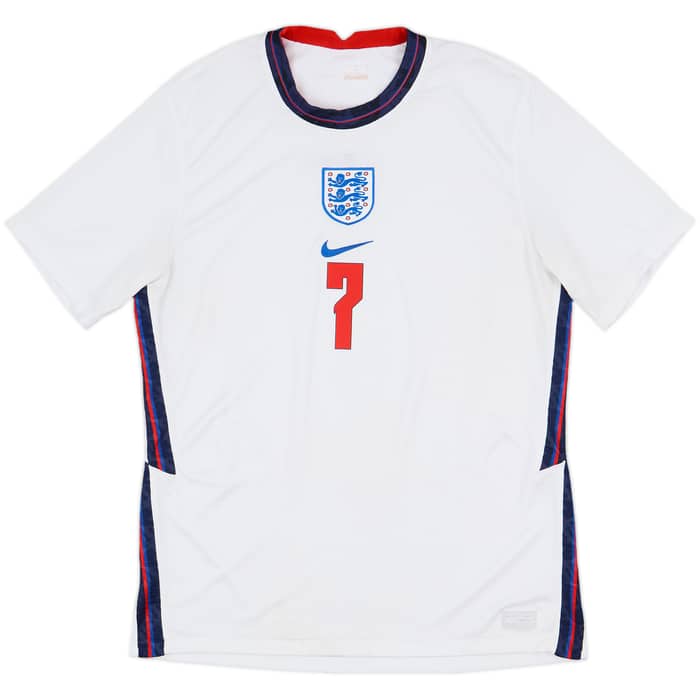 2020-22 England Home Shirt Grealish #7 - 6/10 - (L)