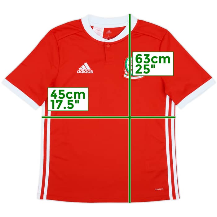 2018-19 Wales Home Shirt - 9/10 - (L.Boys)