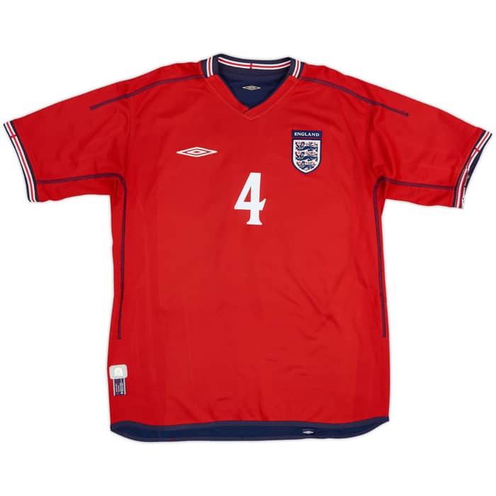 2002-04 England Away Shirt Gerrard #4 - 4/10 - (L)