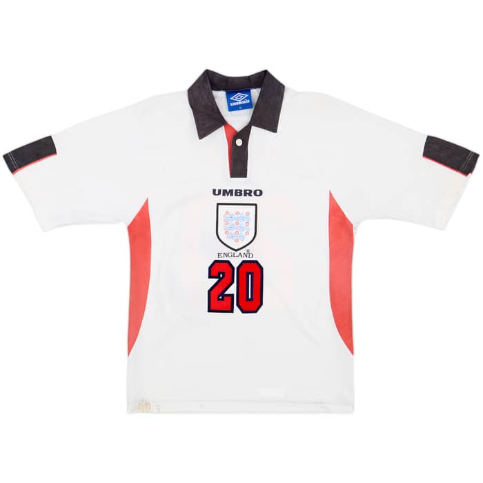 1997-99 England Home Shirt Owen #20 - 5/10 - (XL)