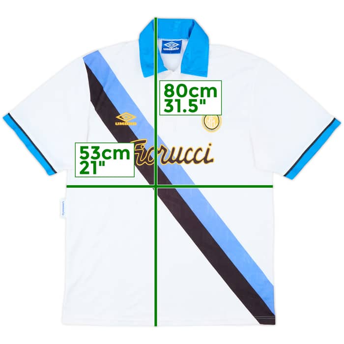 1993-94 Inter Milan Away Shirt - 6/10 - (L)